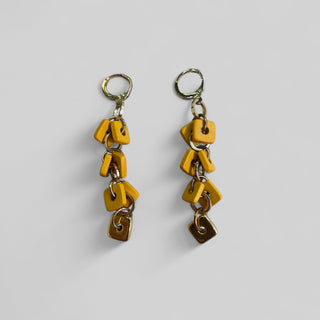 Earring EARCP001 sunflower/ gold