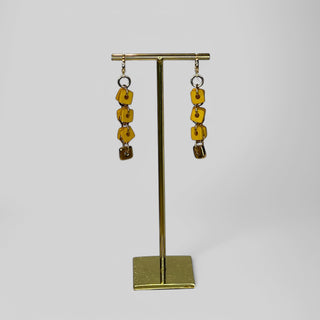 Earring EARCP001 sunflower/ gold