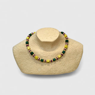 Neckace NECCP001 yellow/green