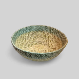 Handmade coiled rope vessel 5