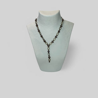 Necklace NECCME004 eggplant