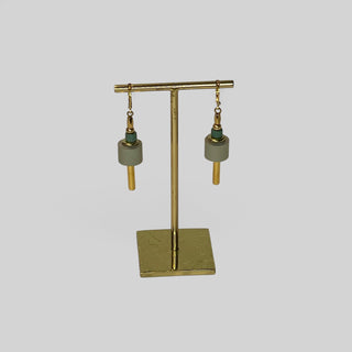 Earring EARPJ001 gray/gold