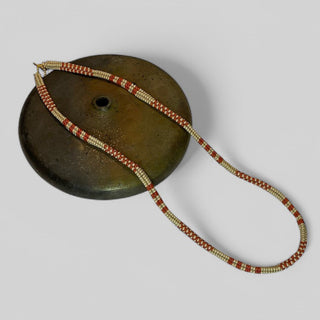 Necklace NECJI001 terra/cream