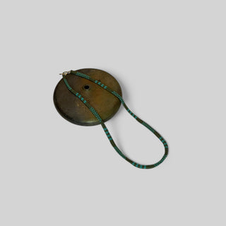 Necklace NECJI001 green/turquoise