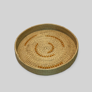 Handmade coiled rope vessel 10