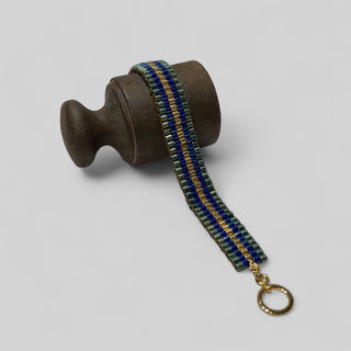 Bracelet BRAJI004 green matt/blue/gold