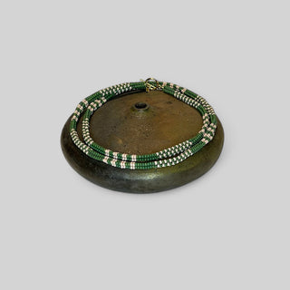 Necklace NECJI001 green/cream