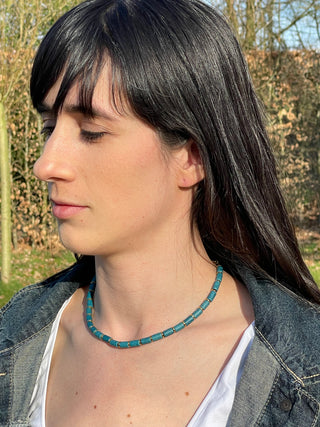 Necklace NECDA002 petrol