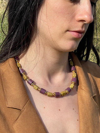 NECPJ001 dusty violet/olive