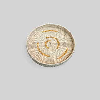 Handmade coiled rope vessel 10