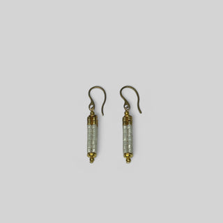 Earring EARJI001 cream/ gold