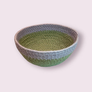 Handmade coiled rope vessel 3