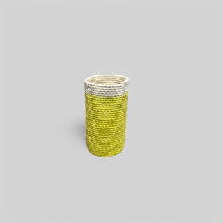 Handmade coiled rope vessel 4