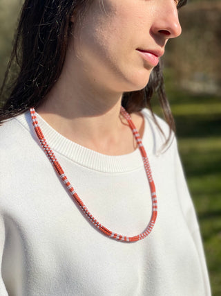 Necklace NECJI001 terra/lila