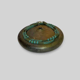 Necklace NECJI001 green/turquoise
