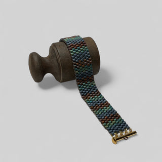 Bracelet BRAJI001 green/blue/aubergine matt
