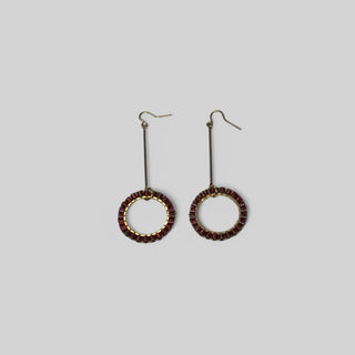 Earring EARJI002 raspberry
