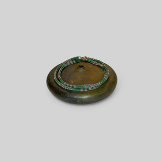 Necklace NECJI001 green/rose